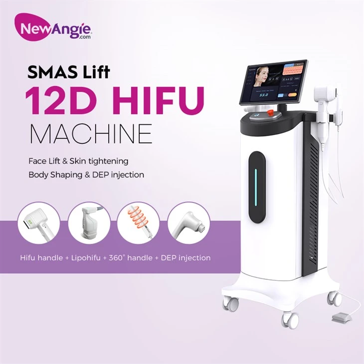 Newangie SMAS Lift 12D HIFU Machine for Skin Tightening & Lifting